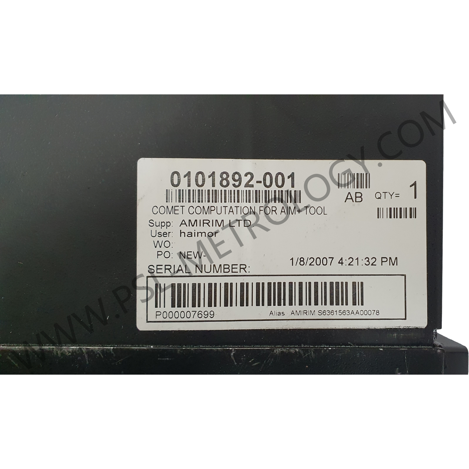 PC AIM+ KLA PN 0101892-001_3
