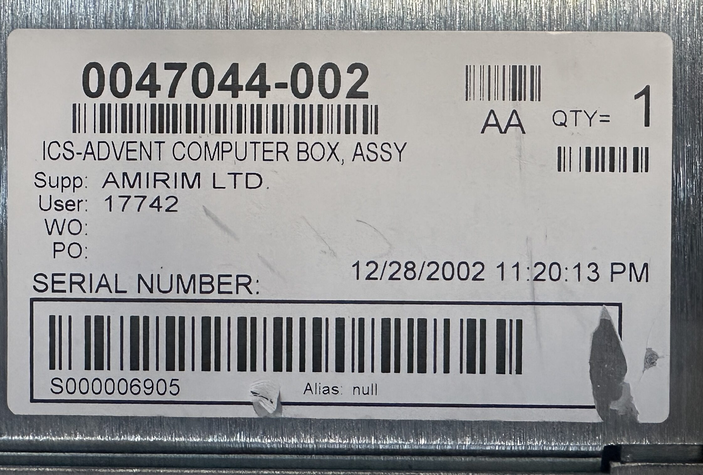 0047044-002 – KONTRON ICS-ADVENT Computer (3)
