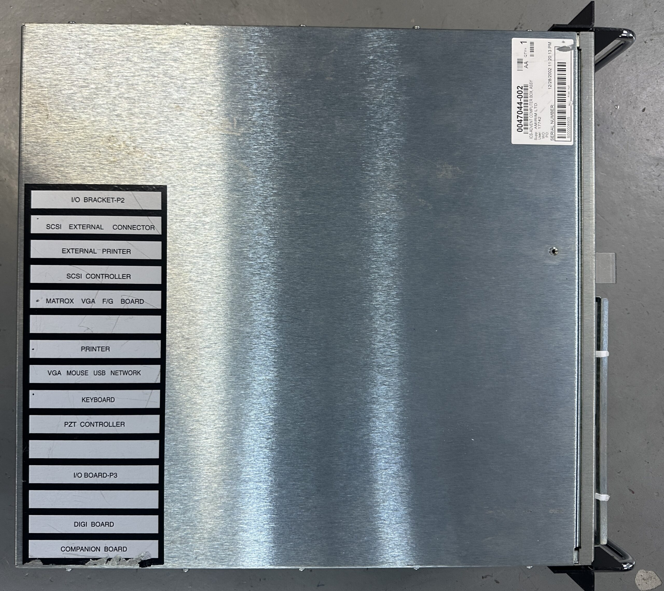 0047044-002 – KONTRON ICS-ADVENT Computer
