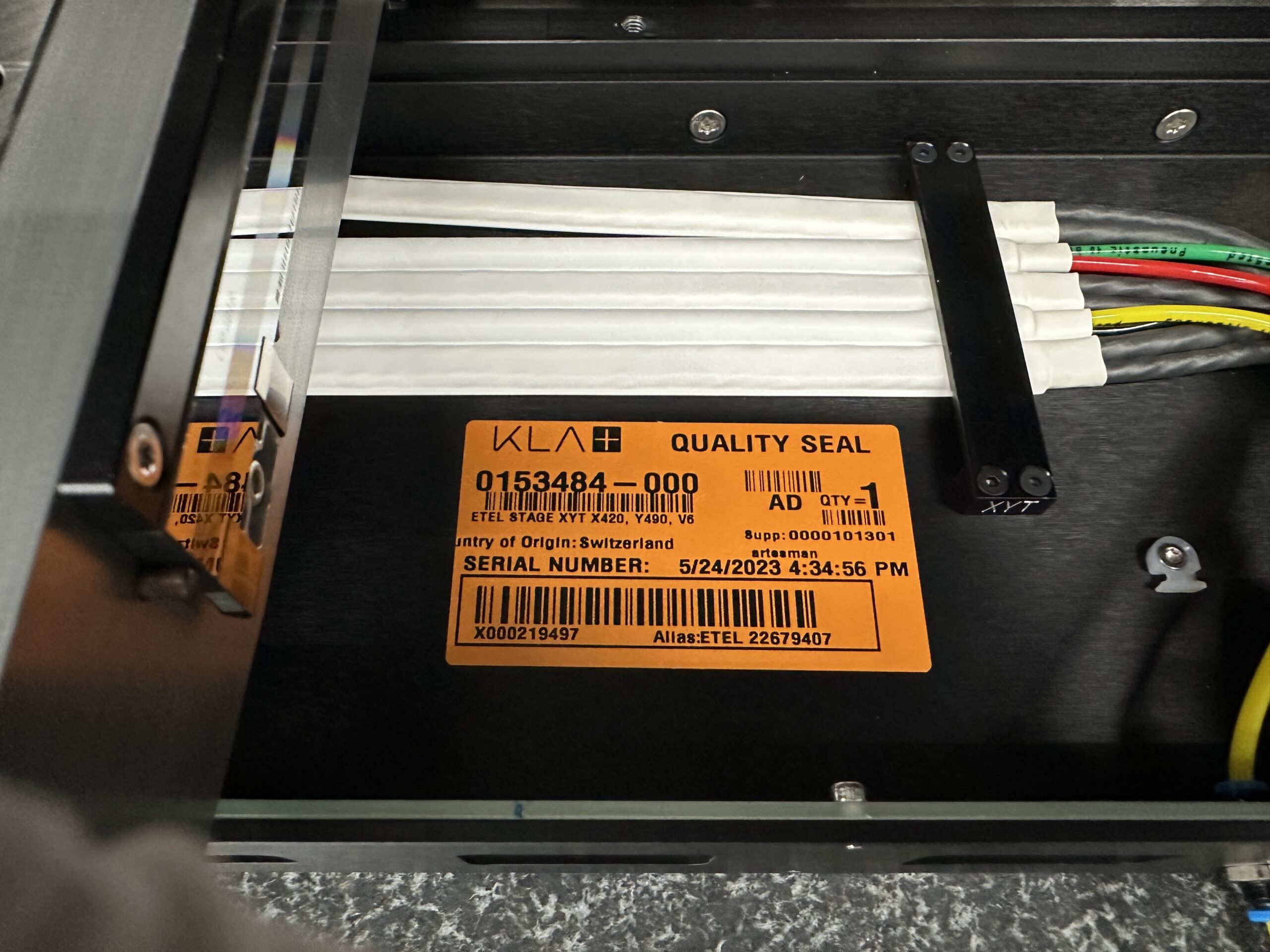 0153484-000 – ETEL STAGE XYT X420 Y490 V5