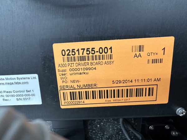 0251755-001 - A300 PZT DRIVER BOARD ASSY (PRO)