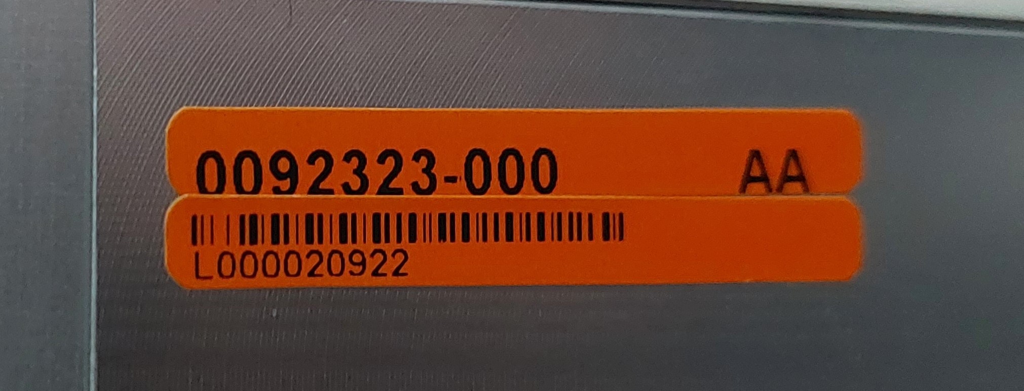 KLA PN 0092323-000 AA