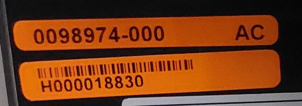 KLA PN 0098974-000 AC