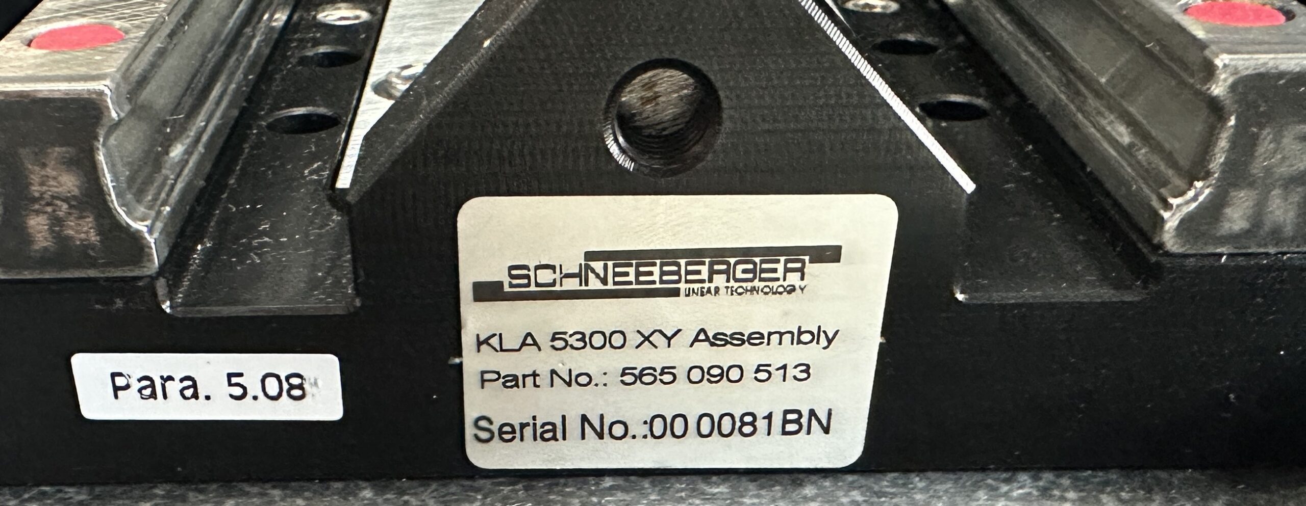 PN 565 090 313 – KLA 5300 XYT Assembly