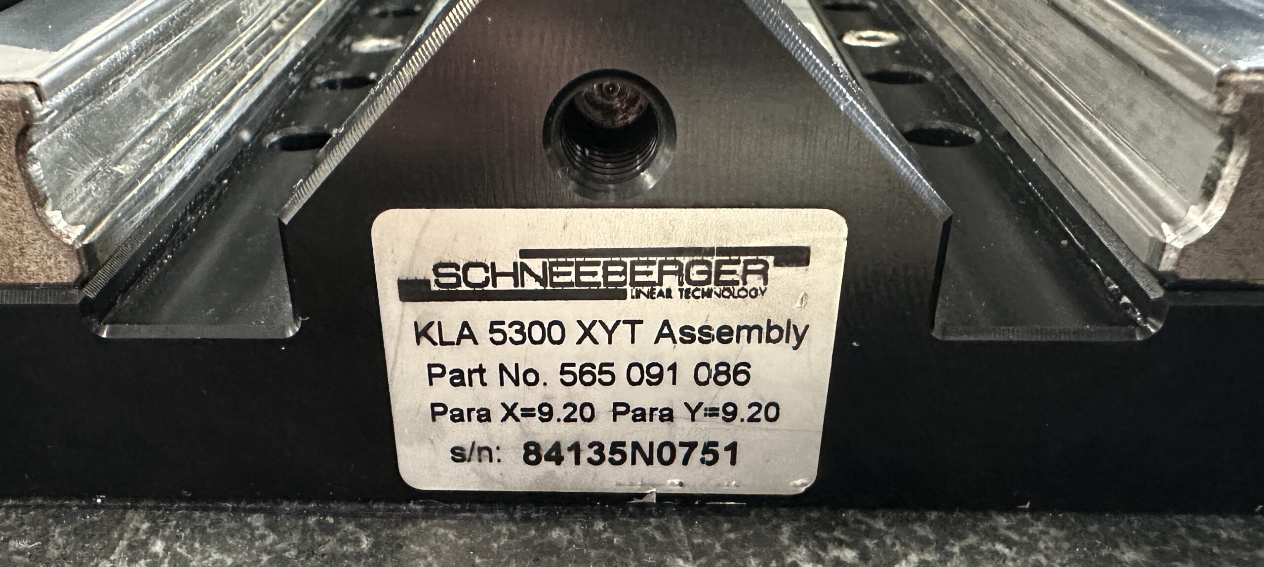 PN 565 091 086 – KLA 5300 XYT Assembly