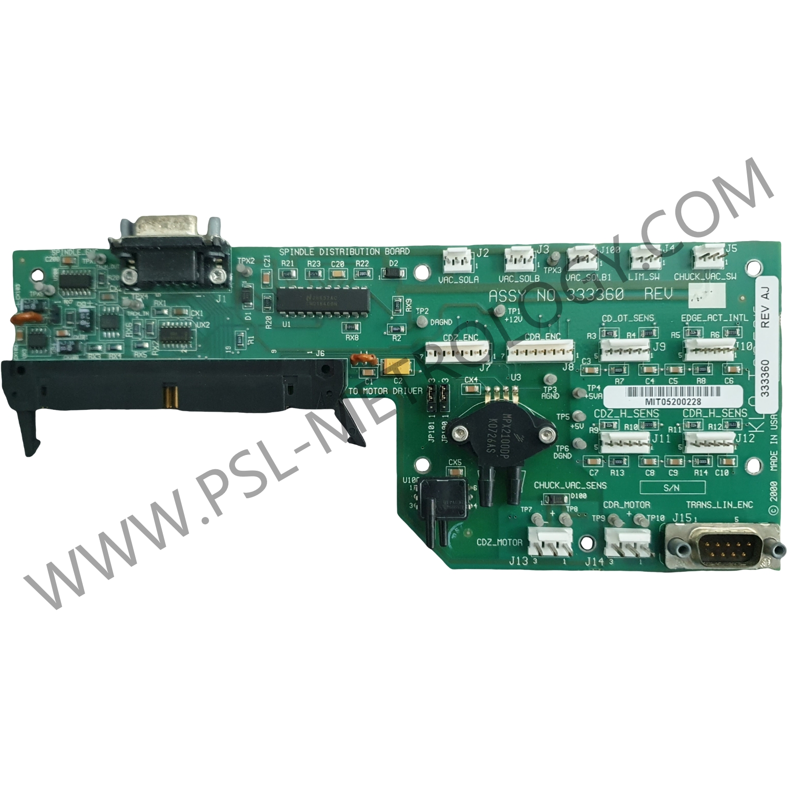 Spindle Distribution Board SP1 KLA PN 333360 (1)