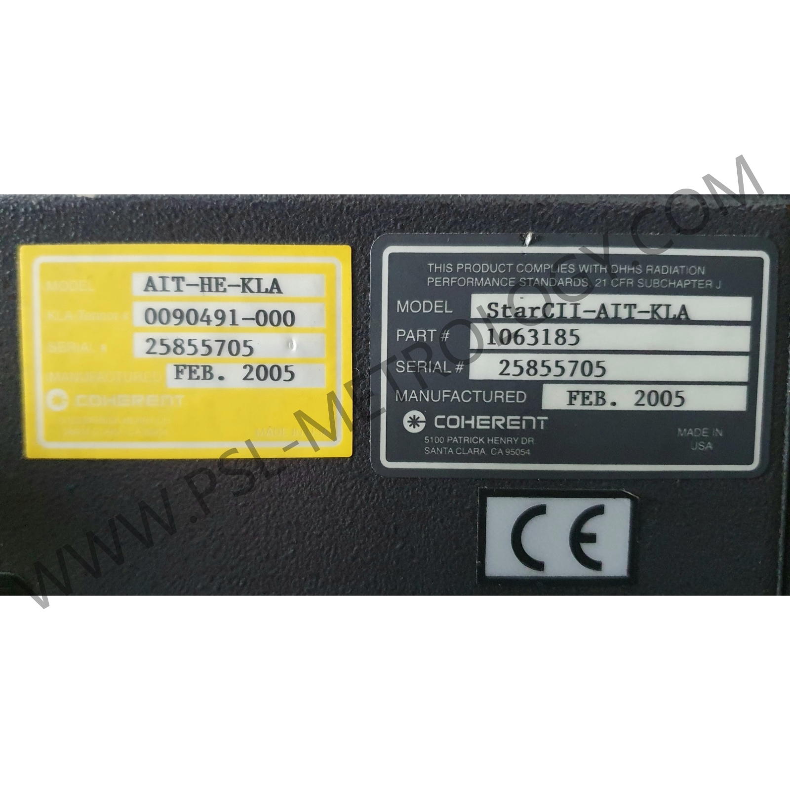 Heat Exchanger Coherent Model StarCII-AIT-KLA PN 1063185 (1)